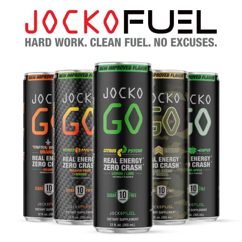 Jocko GO Energy Drinks Sugar Free KETO, Vitamin B12, Vitamin B6