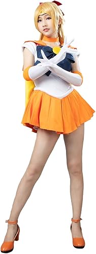 Amazon Procosplay 愛野美奈子 セーラーヴィーナス コスプレ コスチューム 衣装 セーラー戦士 セーラースーツ 舞台 舞台劇 仮装 パーティー 学園祭 文化祭 ハロウィン Mp Xs バスト 79cm コスプレ 仮装 通販