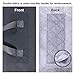 Lifewit Storage Bag Closet Organizer with Reinforced Handle Firm Fabric Strong Zipper Foldable Breathable Storage Container Set for Clothes, Quilts, Blankets, Bedding, 2 Pack, Grey
