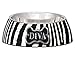 Loving Pets Diva Zebra Milano Bowl for Dogs and Cats, Small