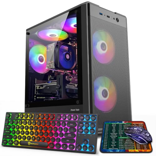 Prebuilt Gaming PC Desktop, Intel Core i5 up to 3.6GHz, R7 350