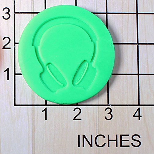 Headphones Fondant Cookie Cutter AND Stamp #1557