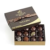 GODIVA Chocolatier Dark Chocolate Truffles Gift Box