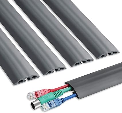 Amazon Com Floor Cable Cover 15 6in X 5 Durable Cord Cover For