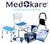 Medokare Commode Liners with Absorbent Pad, 24 Liners - Fits Any Standard Bedside Commode Bucket Potty or Toilet Commode Pail - Disposable Commode Liners for an Adult Commode Chair