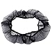 Meolin Bird Cage Skirt Bird Cage Seed Catcher Seeds Guard Parrot Mesh Net Cover Stretchy Shell Skirt Traps,L black,25.9811.02inchthumb 3