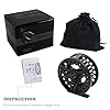 Croch-Fly-Fishing-Reel-with-CNC-machined-Aluminum-Alloy-Body-with-100FT-Fly-Lines-and-Tapered-Leader