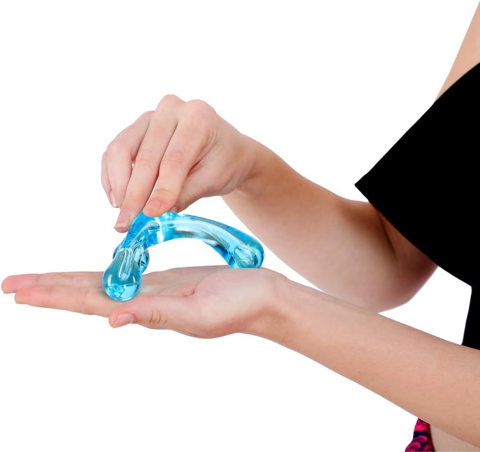 3 Point Handheld Massager - Stress & Knots Release Massaging Tool - Effective Deep Point Massage: Health & Personal Care