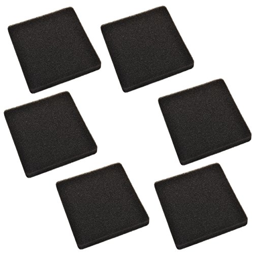 HQRP 6-pack Aquarium Filter for API Rena Filstar XP1 XP2 XP3 XP4 XPS XPM XPL XPXL xP 30 ppi Filtration Mechanical Foam + HQRP Coaster