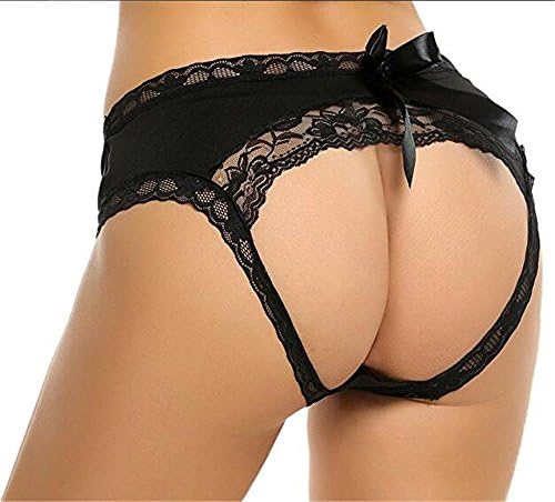 VinewS Women’s Lace Panties Underwear With Bow Tie G-String Underwear