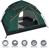GEEDIAR Automatic Pop Up Tent 3-4 Person Waterproof UV 210T 210D Carry Bag view 2