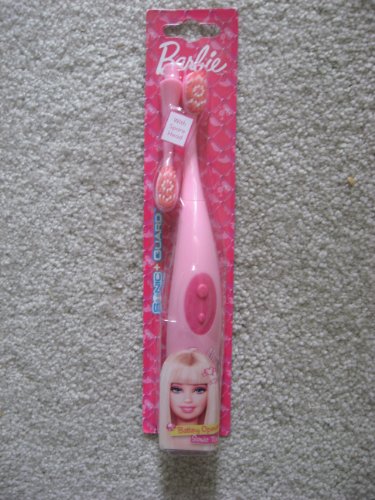Barbie Battery Operated Sonic Toothbrush with Extra Head - Dr Fresh