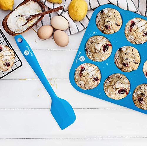 image for Baking & Beyond Silicone Muffin and Cupcake Pans – Large 12 Cup Muff