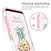 GUAGUA Galaxy S9 Plus Case Samsung S9 Plus Case Colorful Pineapple Slim Hybrid Hard PC Soft Silicone Cover Shockproof Protective Case for Samsung Galaxy S9 Plus Case for Girls&Women Rose Gold Pink