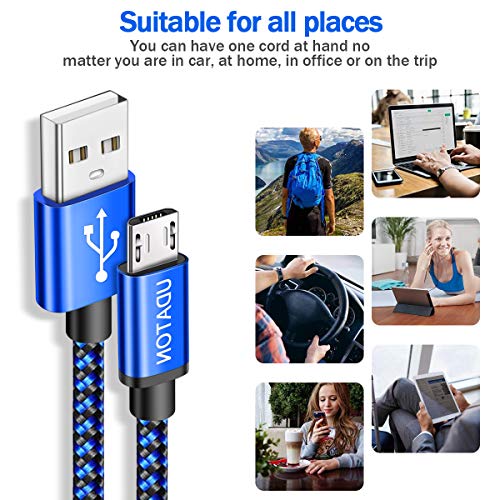 Micro USB Cable 10ft, Android Charger, USB C Cable, 3Pack Extra Long