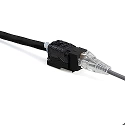 trueCABLE Cat6A Toolless Keystone Jack, Unshielded
