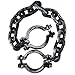 Topbuti Plastic Prison Handcuffs Wrist Shackles Simulated Handcuff Costume Accessory Trick Props for Halloween Costume Party