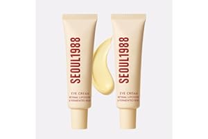 SEOUL 1988 Eye Cream from Korea, Lightweight Hydrating Under-Eye Moisturizer Duo with Liposome & Fermented Extracts, Gently N
