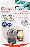 Gilmour Polymer Female Coupling 01F Teal(2Pack)
