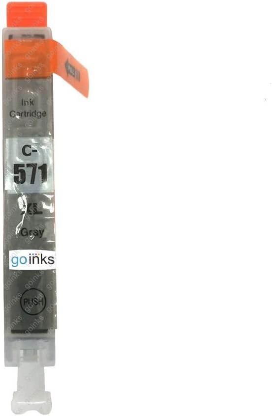 1 Ink Cartridge for Canon CLI-571GY Compatible/Non-OEM for Pixma Printers, Grey, High Capacity