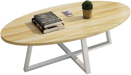 Amazon Com Oval Long Table Living Room Decoration Coffee Table