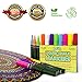 Chalk Markers for Chalkboard by PAVLIN – Reversible Tip (6mm Ball or Chisel tip) Set of 8 Colored Erasable Chalkboard Pens – for Classroom, Bistros, Cafes – Non-Toxic & Dust-Free Chalk Ink Markers