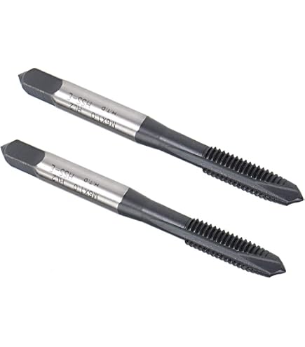 Burkit M9.5 X 1 Filettatura Maschio Destra, HSS M9.5 x 1.0 Straight scanalato Machine Tap