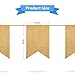 LEOBRO 48 Pcs Burlap Banner, 30 Ft Swallowtail Flag, DIY Decoration for Holidays, Wedding, Camping, Party, New Year Decorations, Merry Christmas Banner, Indoor Christmas Decoration