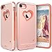 iPhone 8 Case, iPhone 7 Case, Vena [vLove][Heart-Shape | Dual Layer Protection] Hybrid Bumper Cover for Apple iPhone 8, iPhone 7 (4.7