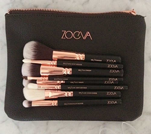 ZOEVA ROSE GOLDEN LUXURY SET "Romantic Copper." : 8 essential brushes for your daily makeup routine (100% authentic)