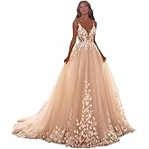 Tulle Lace Wedding Dresses for Bride 2026 Mermaid Off Shoulder A-line V-Neck Beach Wedding Bridal Gowns for Women
