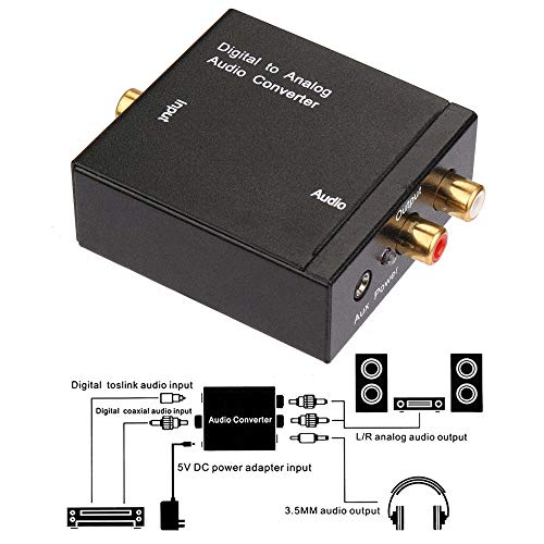 2 VAlinks+Digital+Optical+Converter+Headphone