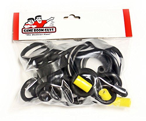 Game Room Guys Black Knight 2000 Pinball Black Rubber Ring Kit