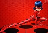 ERIC 7x5ft Vinyl Miraculous Princess Photocall Ladybug Girl Dance Red Wall Photography Backdrop Ladybug Party Supplies Photo Background Studio Prop LF087