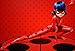 ERIC 7x5ft Vinyl Miraculous Princess Photocall Ladybug Girl Dance Red Wall Photography Backdrop Ladybug Party Supplies Photo Background Studio Prop LF087
