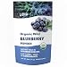 Organic Wild Blueberry Powder, Wild-Crafted from Nordic Forests, 100% Whole Fruit Bilberry, 35-day Supply, 6 oz, Freeze-Dried and Powdered Wild Blueberries, High in Anthocyanins, Free Recipe Book