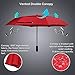 Balios Prestige Travel Umbrella, Real Wood Handle, Auto Open & Close, Vented Windproof Double Canopy, Designed in UK