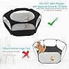 XIRGS-Small-Animal-Playpen-Waterproof-Small-Pet-Cage-Tent-Portable-Outdoor-Exercise-Yard-Fence-with-Top-Cover-Anti-Escape-Yard-Fence-for-HamsterKittenCatRabbitsBunnyGuinea-PigPuppyChinchillas XIRGS Small Animal Playpen, Waterproof Small Pet Cage Tent Portable Outdoor Exercise Yard Fence with Top Cover Anti…