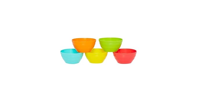Mothercare Essential Bowls, Multicolor, Pack of 5