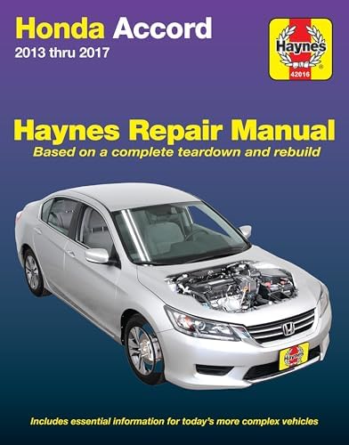 Honda Accord 1998 thru 2002 Haynes Repair Manual: All Models