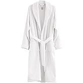 H by Frette Shawl Collar Bathrobe with Piping