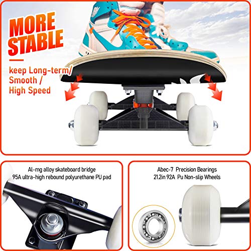 TANJILI Complete Skateboard,31\