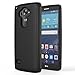 LG G Vista 2 Case, MoKo [Shock Absorption] Slim Dual Layer Protective Case with Soft Silicone Bumper and Rigid PC Back Cover for LG G Vista 2 5.7 Inch (2015) - Black