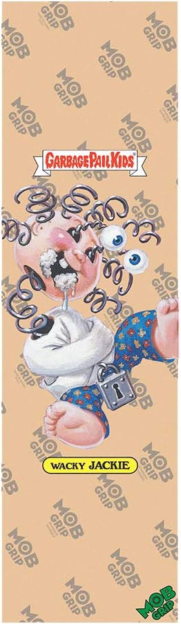 Mob Skateboard Griptape Garbage Pail Kids Clear Wacky Jackie Grip Tape 9" x 33"