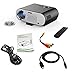 CiBest Video Projector Portable, GP90 LCD Projector HD 1080p LED Multimedia Home Cinema Theater Entertainment Movie Party Game Projector HDMI VGA for Laptop iPad Smartphone