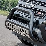 Aries B35-9002 Black  Bull Bar with Stainless Steel Skid Plate