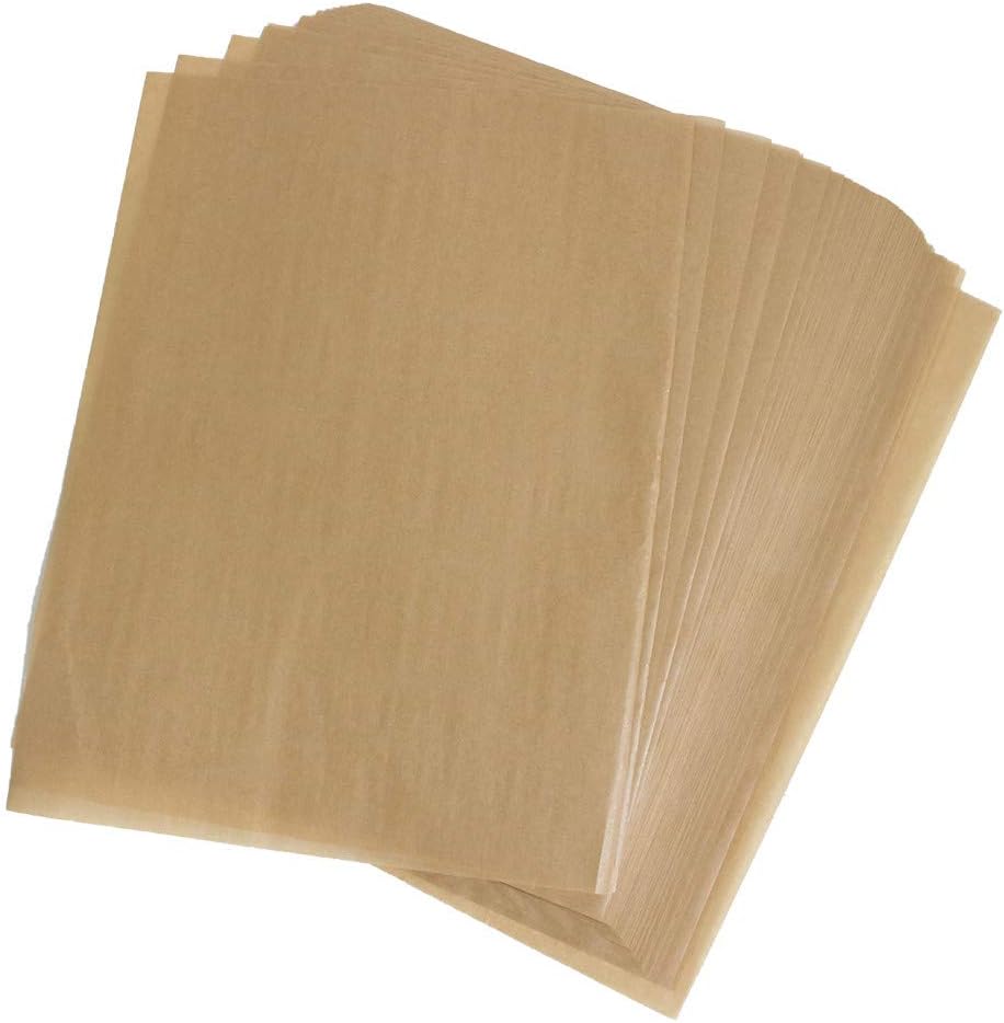 100 Pcs Parchment Paper, Baking Paper, Greaseproof Paper Sheets Cooking