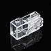 CableCreation Cat6 RJ45 Connectors, 50-Pack Cat6 RJ45 Ends, Ethernet Cable Crimp Connectors UTP Network Plug for Solid Wire and Standard Cable, Transparent