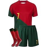 Football Jersey, jersey 2022 Soccer Jersey, T-Shirt Boys Kids Youth Jersey Socks Soccer Shirt Kit Set