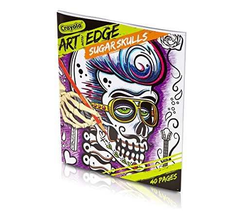 Crayola 04-0031 Art with Edge, Sugar Skulls Coloring Book